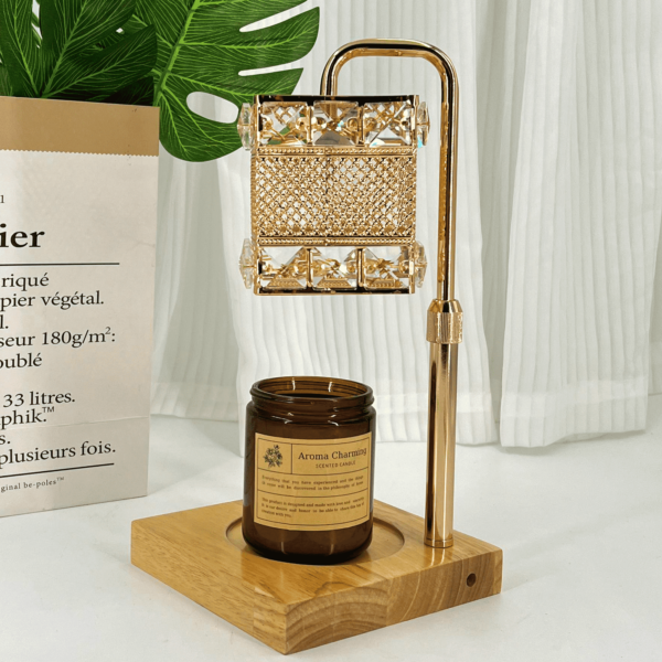 G048 Gold Candle Warmer Lamp